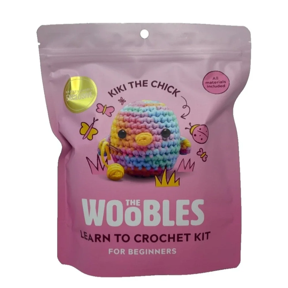 The Woobles Pastel Kiki the Chick Collectible Crochet Kit (Unopened)
